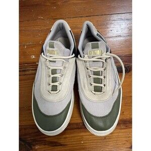 Womens Puma Deva Reptile Sneakers Tennis Shoes Leather Lavender Green Blue 10